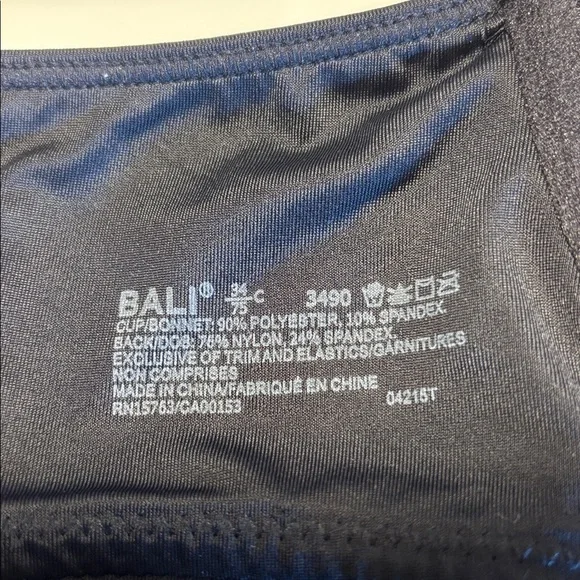 Bali Classic Black Bra sz 34 C - Picture 3 of 3